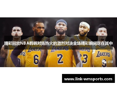 精彩回放NBA鹈鹕对阵热火的激烈对决全场精彩瞬间尽在其中
